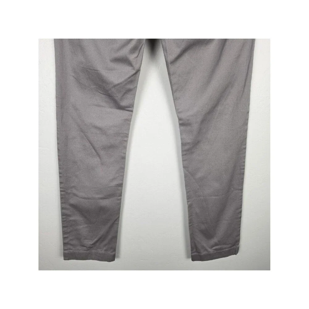 J. Crew Size 33x32 484 Slim Fit Stretch Chino Pant Gray